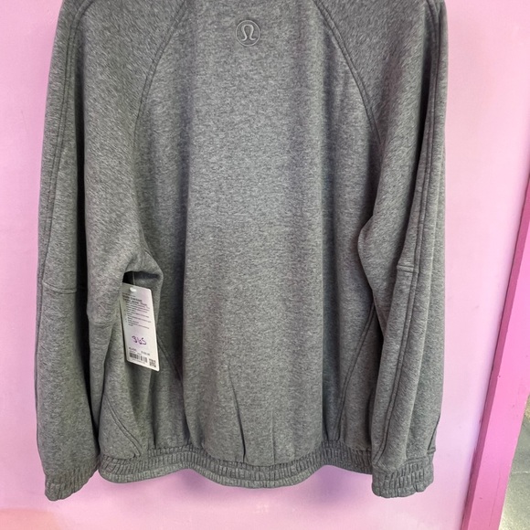 lululemon athletica Gray Varsity Jacket - Picture 2 of 4